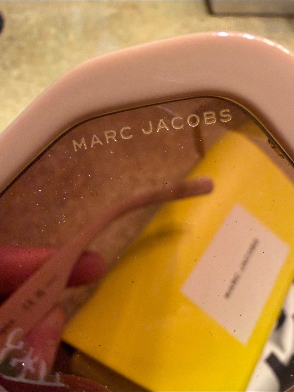 Marc Jacobs Blush Hexagon Oversized Sunglasses NEW - Picture 7 of 7